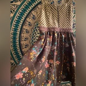 Urban Outfitters multi print dress, strips and multi color print